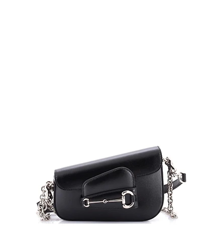 Pre-Owned Gucci Mini Horsebit 1955 Asymmetric Shoulder Bag Leather