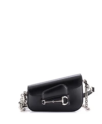 Pre-Owned Gucci Mini Horsebit 1955 Asymmetric Shoulder Bag Leather