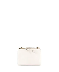 Pre-Owned Prada Small Double Zip Crossbody Bag Vitello Daino