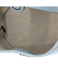 Pre-Owned Gucci Small Ophidia Open Bucket Bag Gg Coated Canvas with Leather