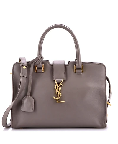 Pre-Owned Saint Laurent Baby Monogram Cabas Leather