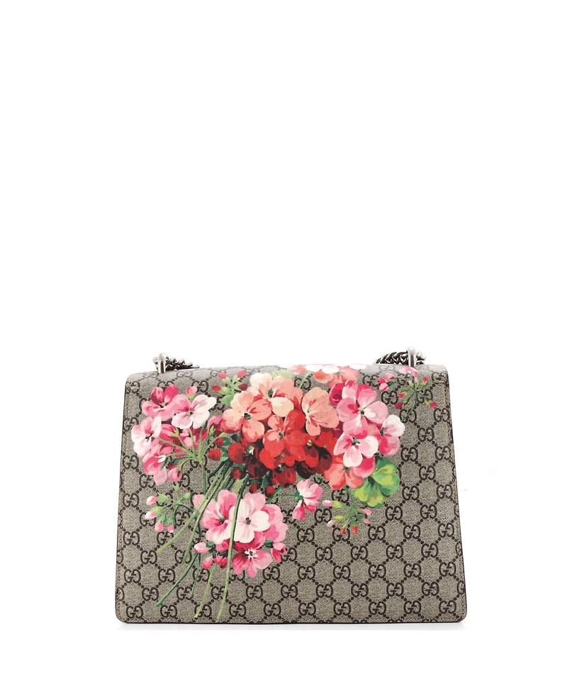 Pre-Owned Gucci Medium Dionysus Bag Blooms Print Gg Coated Canvas