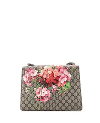 Pre-Owned Gucci Medium Dionysus Bag Blooms Print Gg Coated Canvas