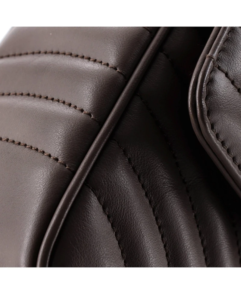 Pre-Owned Prada Large Chain Flap Shoulder Bag Diagramme Quilted Leather