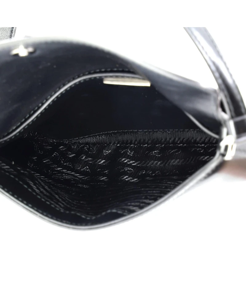 Pre-Owned Prada Small Cleo Flap Shoulder Bag Spazzolato Leather