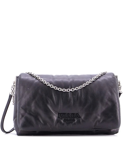 Pre-Owned Prada Padded Shoulder Bag Leather