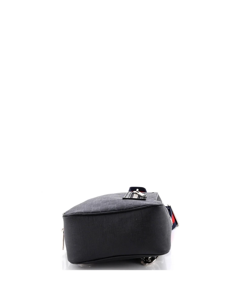 Pre-Owned Gucci Small Soft Zip Sling Bag Gg Coated Canvas