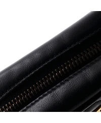 Pre-Owned Gucci Mini Gg Marmont Shoulder Bag Matelasse Leather