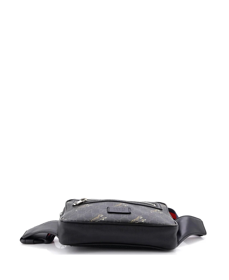 Pre-Owned Gucci Small Soft Zip Belt Bag Printed Gg Coated Canvas