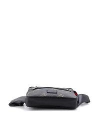 Pre-Owned Gucci Small Soft Zip Belt Bag Printed Gg Coated Canvas