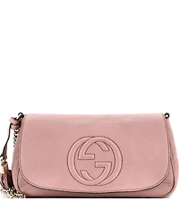Pre-Owned Gucci Medium Soho Chain Crossbody Bag Leather