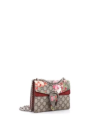 Pre-Owned Gucci Mini Dionysus Bag Blooms Print Gg Coated Canvas