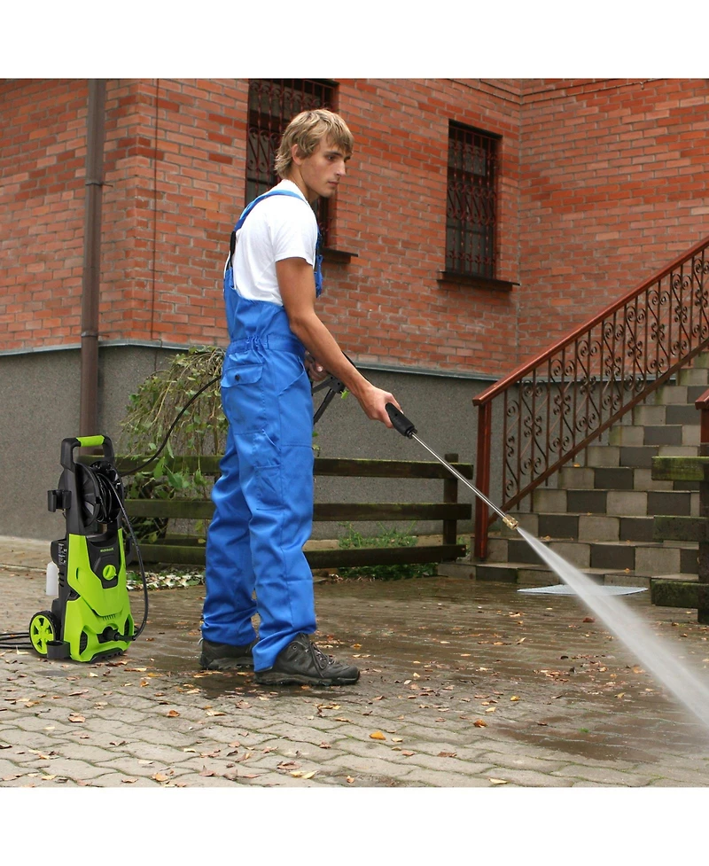 Sugift 2150PSI Electric Pressure Washer 1.2GPM with 4 Quick Connect Nozzles and Foam Cannon