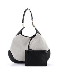 Pre-Owned Gucci Large B Shoulder Bag Canvas