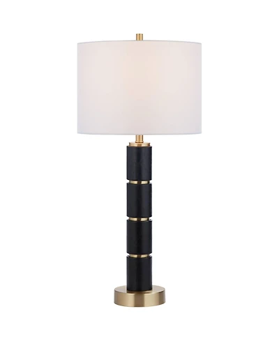 Possini Euro Design Possini Euro Rainier 30 1/2"H Faux Leather Column Table Lamp
