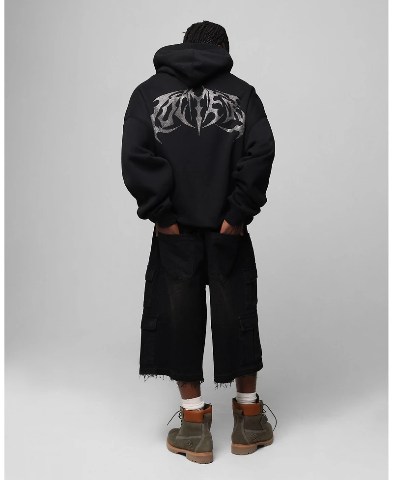 Loiter Men's Metal Rhinestone Hoodie