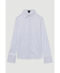 Karen Millen Women's Cotton Woven Buttoned Shirt