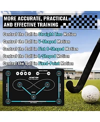 peneyon Hockey Training Mat | Indoor/Outdoor Field Hockey Equipment for All Ages,Anti-Slip and Quiet Surface,The for Hockey Training Enthusiasts