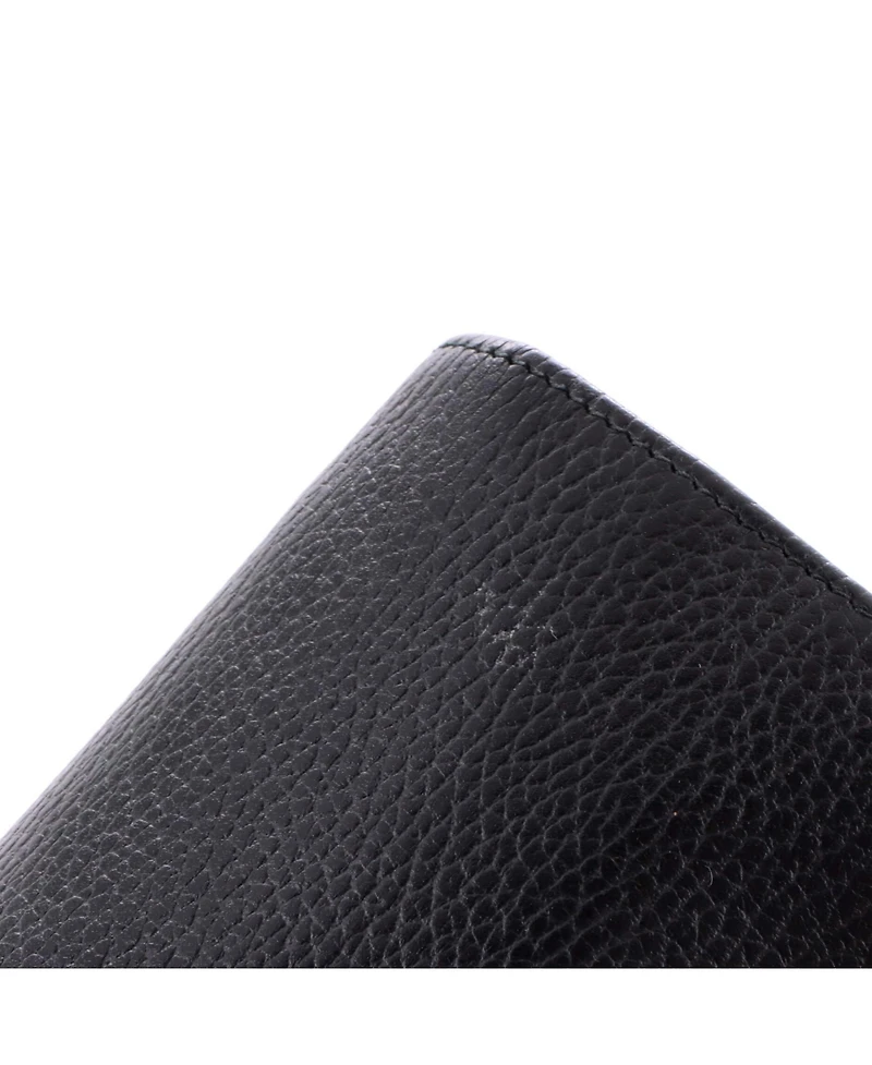 Pre-Owned Gucci Mini Petite Gg Marmont Chain Wallet Leather