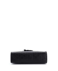 Pre-Owned Gucci Emily Chain Flap Shoulder Bag Guccissima Leather