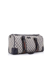 Pre-Owned Gucci Medium Convertible Duffle Bag Gg Coated Canvas