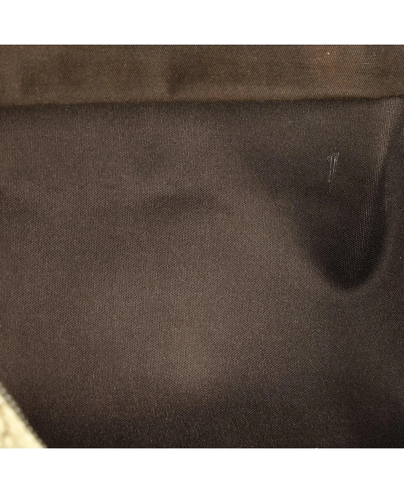 Pre-Owned Gucci Medium Plus Tote Gg Coated Canvas with Leather