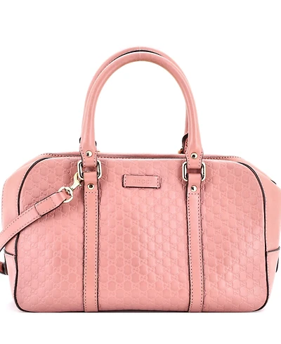 Pre-Owned Gucci Medium Convertible Top Handle Crossbody Bag Microguccissima Leather