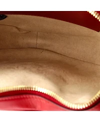 Pre-Owned Gucci Mini Interlocking G Heart Shoulder Bag Diagonal Quilted Leather