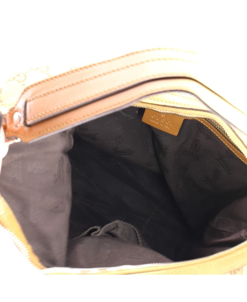 Pre-Owned Gucci Medium Twins Hobo Gg Canvas