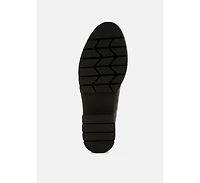 London Rag Women's Peridot Faux Leather Chunky Loafers