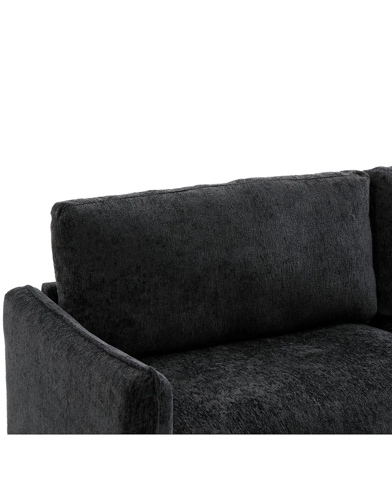 Streamdale Furniture Modern Style Loveseat Sofa 75.75" 2-seater with Spacious Seating Area