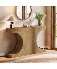Tribesigns 41.3'' Console Table with C-Shaped Legs, Farmhouse Wooden Entryway Table