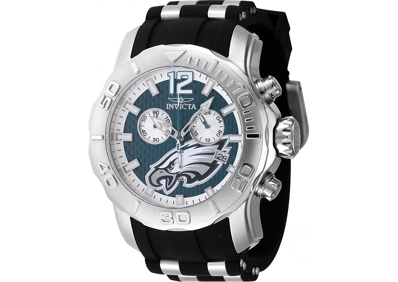 Invicta Men's 48005 Nfl Philadelphia Eagles Quartz Chronograph Dial Watch