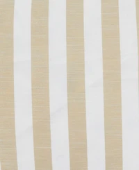 Saro Lifestyle Striped Ruffle Edge Decorative Pillow