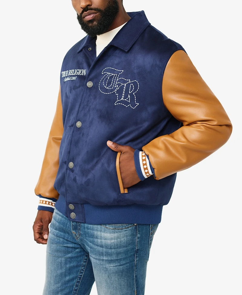 True Religion Men's Serpent Bomber Jacket