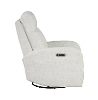 Parker Living Thriller - Natural Beauty Quartz Power Swivel Glider Recliner