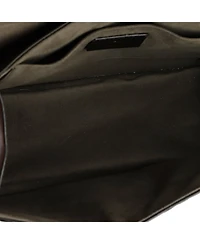 Pre-Owned Fendi Medium Kan I F Shoulder Bag Leather with Zucca Embossed Detail