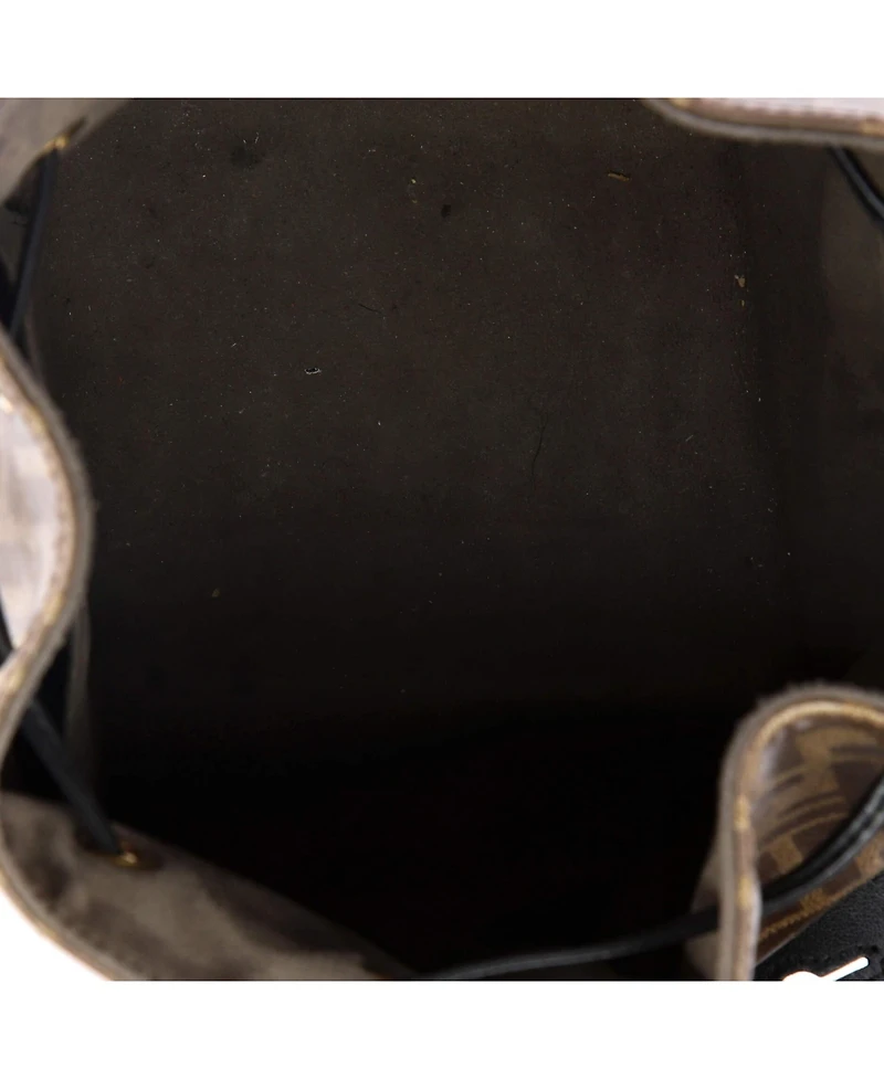 Pre-Owned Fendi Small Mon Tresor Bucket Bag Zucca Coated Canvas