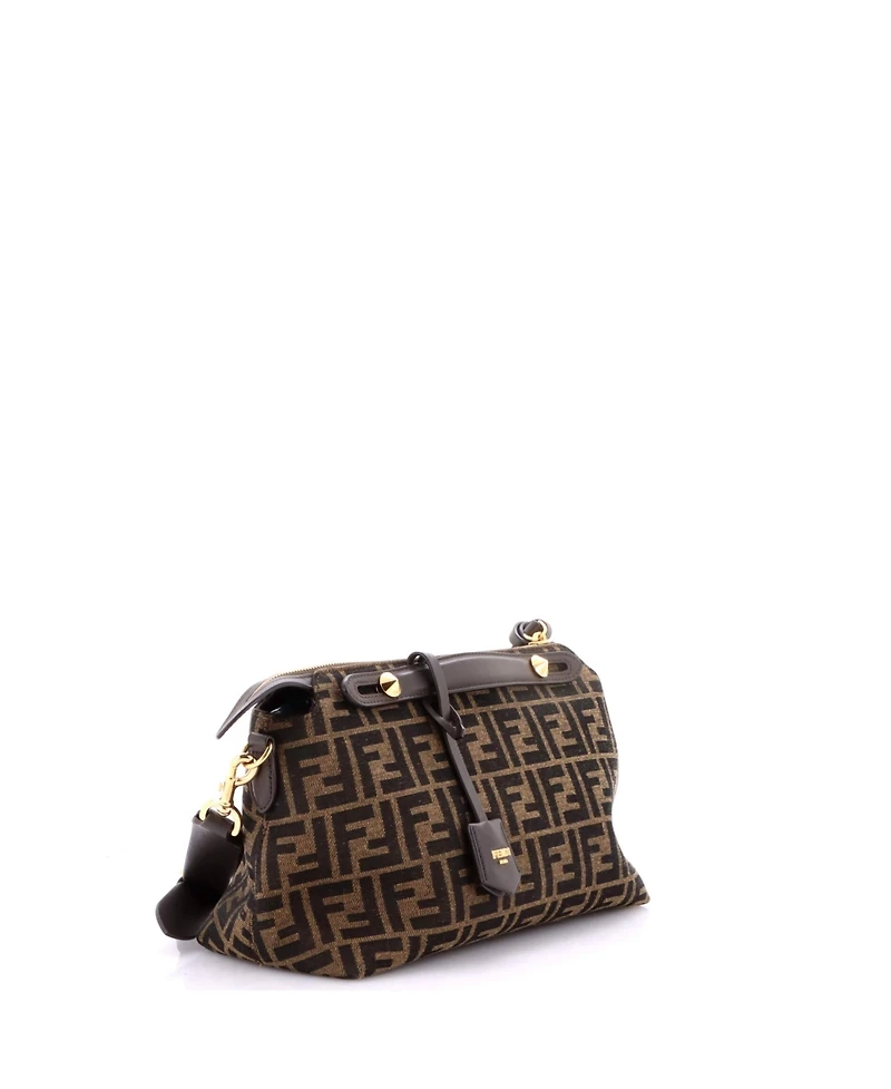 Pre-Owned Fendi Medium By The Way Satchel Zucca Canvas