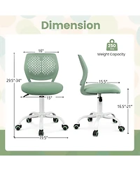 Sugift Ergonomic Kids Study Chair with Adjustable Height
