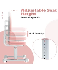 Sugift Kids Desk Chair with Double Back Support and Adjustable Height