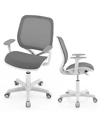 Sugift Swivel Mesh Kids Computer Chair with Adjustable Height