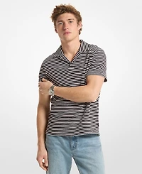 Michael Kors Men's Regular-Fit Striped Polo Shirt