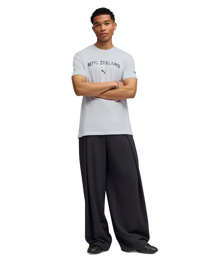 Puma Men's Regular and Big & Tall New Zealand Football Culture Short-Sleeve T-Shirt