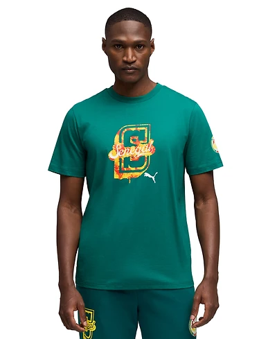 Puma Men's Regular and Big & Tall Senegal Football Culture Short-Sleeve T-Shirt