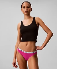 Calvin Klein Women's 5-Pack. Modern Logo Low-Rise Bikini Underwear QD5208