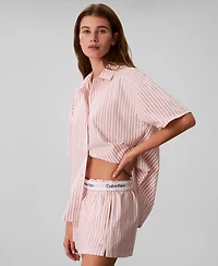 Calvin Klein Women's Striped Pull-On Shorts