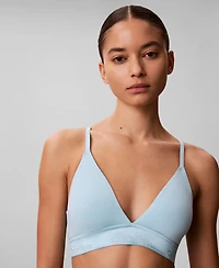 Calvin Klein Women's Icon Cotton Modal Lightly Lined Triangle