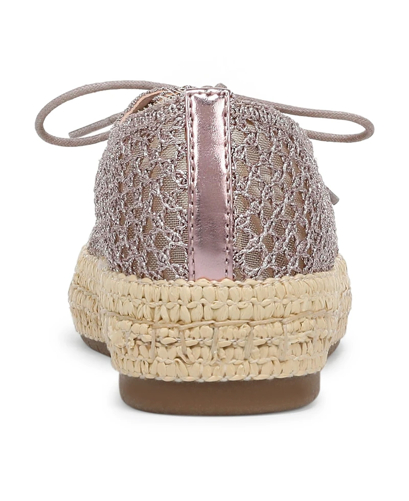 On 34th Women's Lace Up Almond Toe Flats, Macy's Exclusive