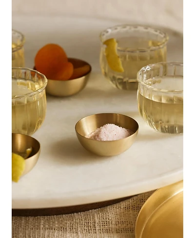 Fleck Fleck, Heirloom Brass Dip Bowl S/2